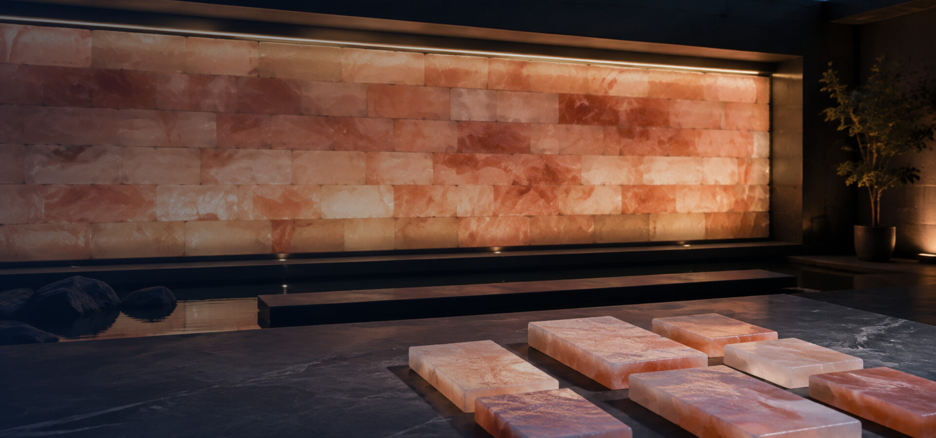 HIMALAYAN SALT TILES & BRICKS